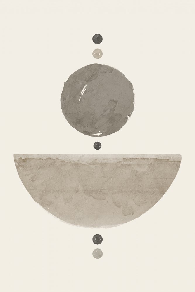 Serene Geometric Balance by Ema Paraschiv