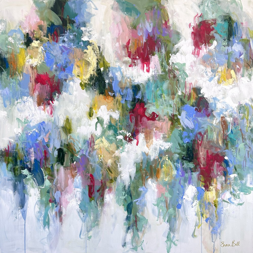 Colorful Floral Abstract by Emma Bell