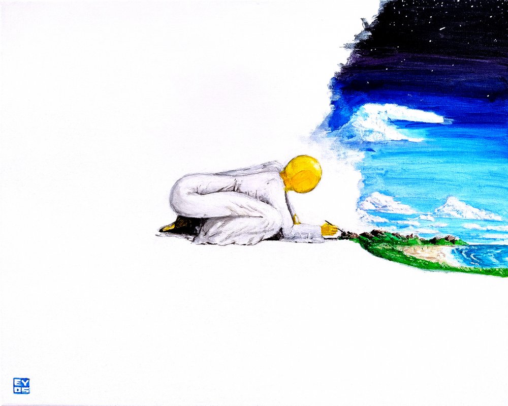 Artist Creates World by Ezekiel Y.D. Schmitt