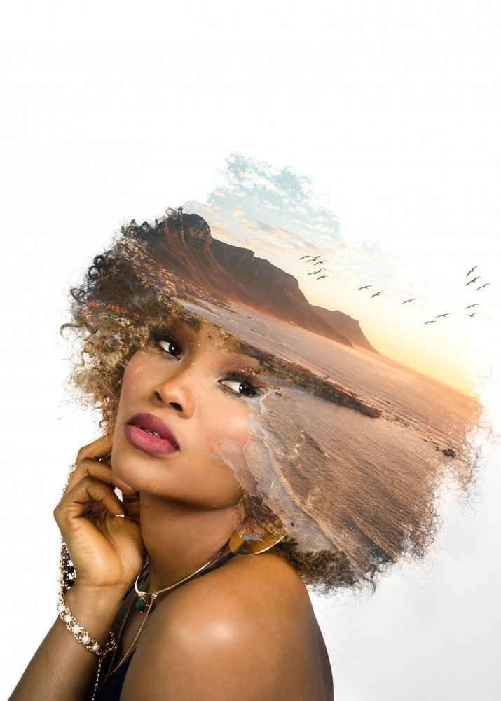 Dreamy Beach Portrait by Fadil Roze
