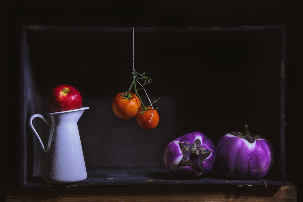 Rich Harvest Still Life by Felice Angelino