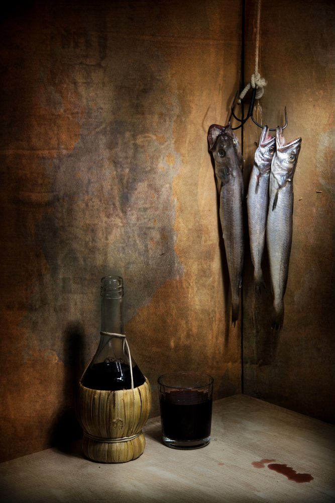 Rustic Fish and Wine by Felice Angelino