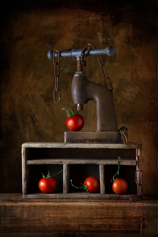 Rustic Tomato Press by Felice Angelino