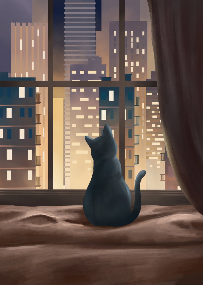 Black Cat City Glow by Flow Line
