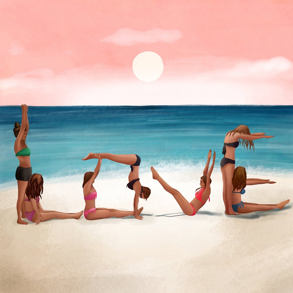 Love on the Beach by Flow Line
