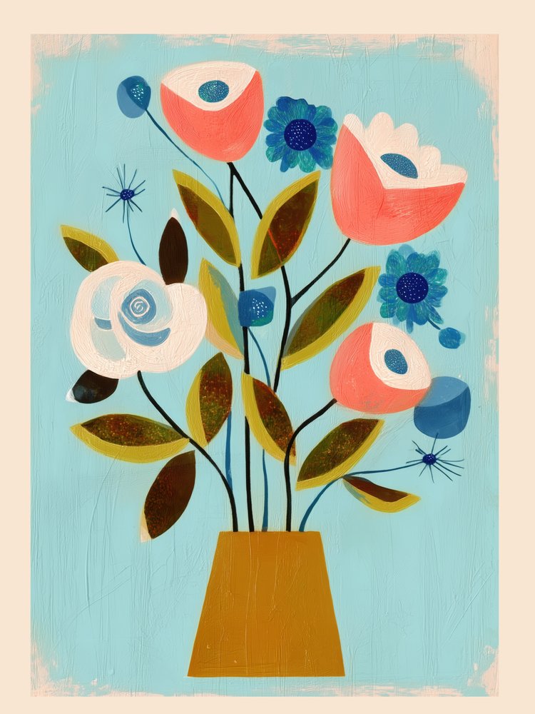 Modern Floral Bouquet by Flow Line