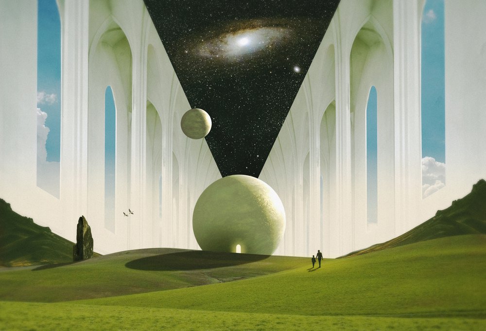 Surreal Cosmic Archway by Fran Rodríguez