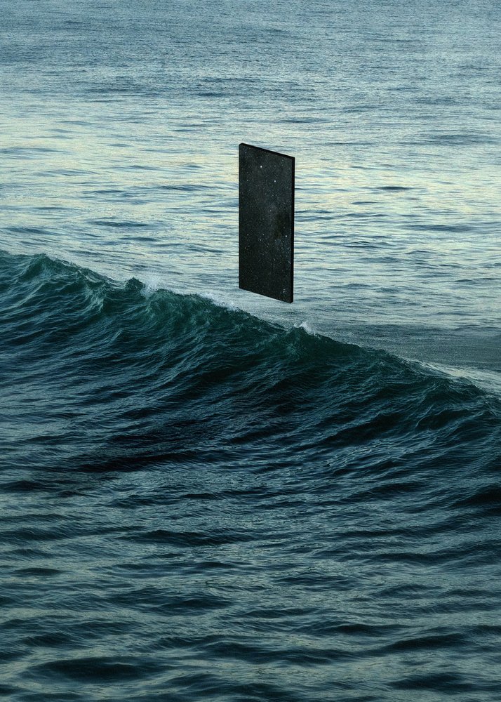Surreal Monolith Ocean Wave by Fran Rodríguez