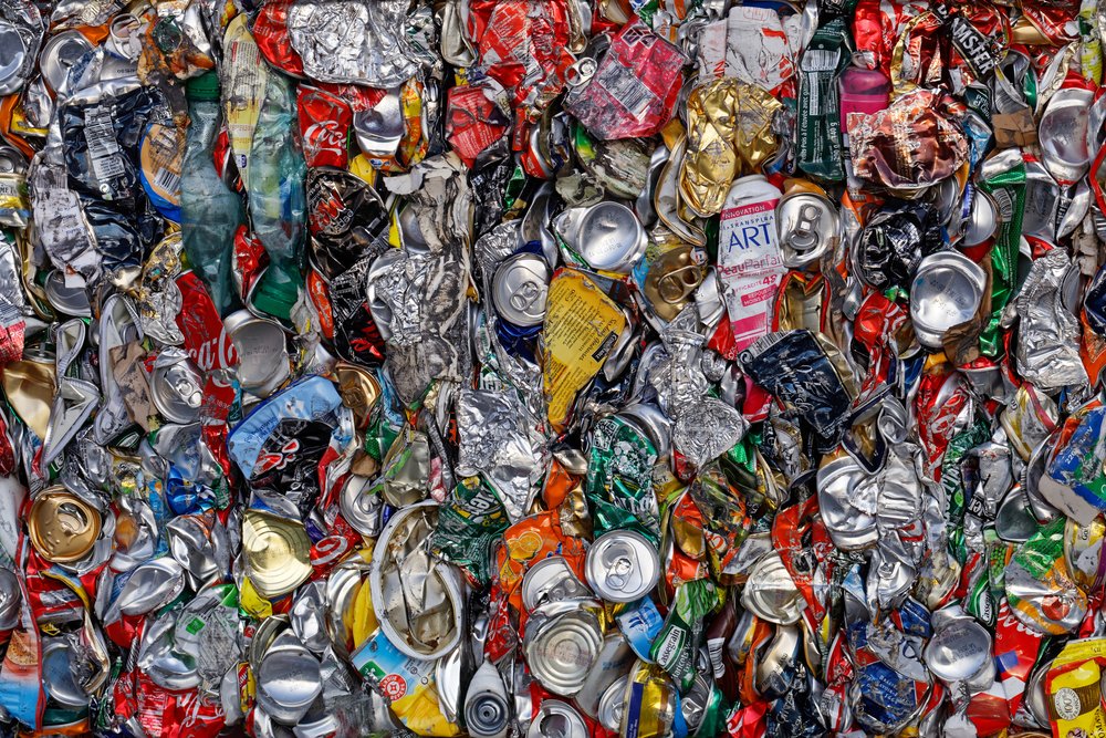 Vibrant Crushed Cans by Francois Casanova