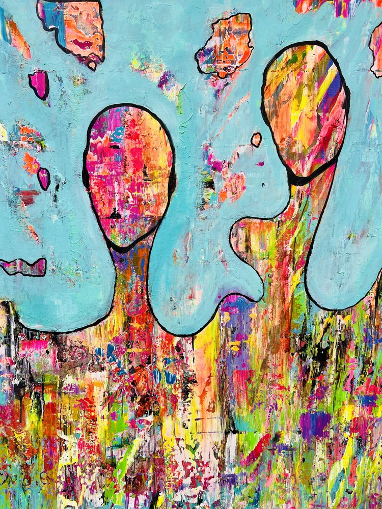Vibrant Abstract Figures by Fredrik Olsen