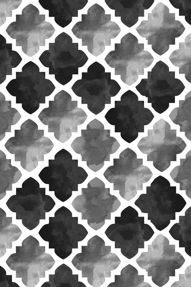Textured Moroccan Quatrefoil by Fun Qui