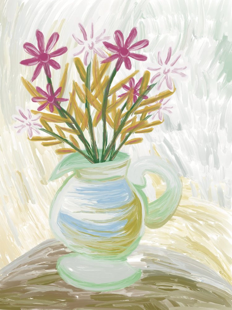 Vibrant Floral Still Life by GIovanna Gil Alves