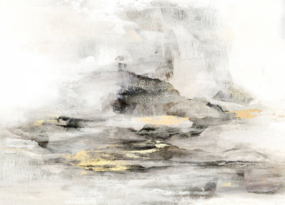 Abstract Gold Landscape by Gemma Bardot