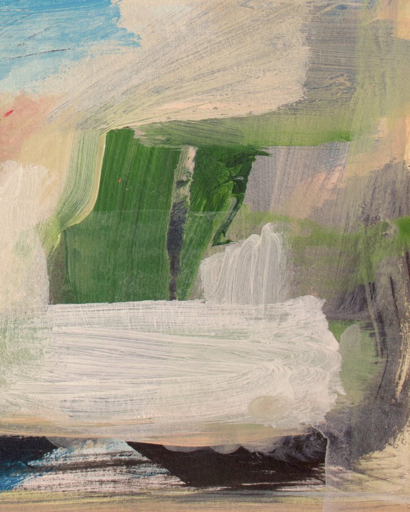 Abstract Green Landscape by Gemma Bardot