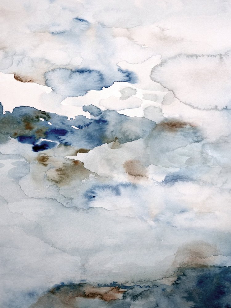 Serene Fluid Blues by Gemma Bardot