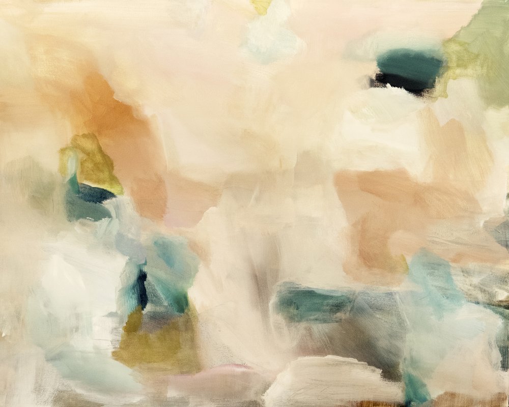 Soft Abstract Flow by Gemma Bardot: Premium art reproduction