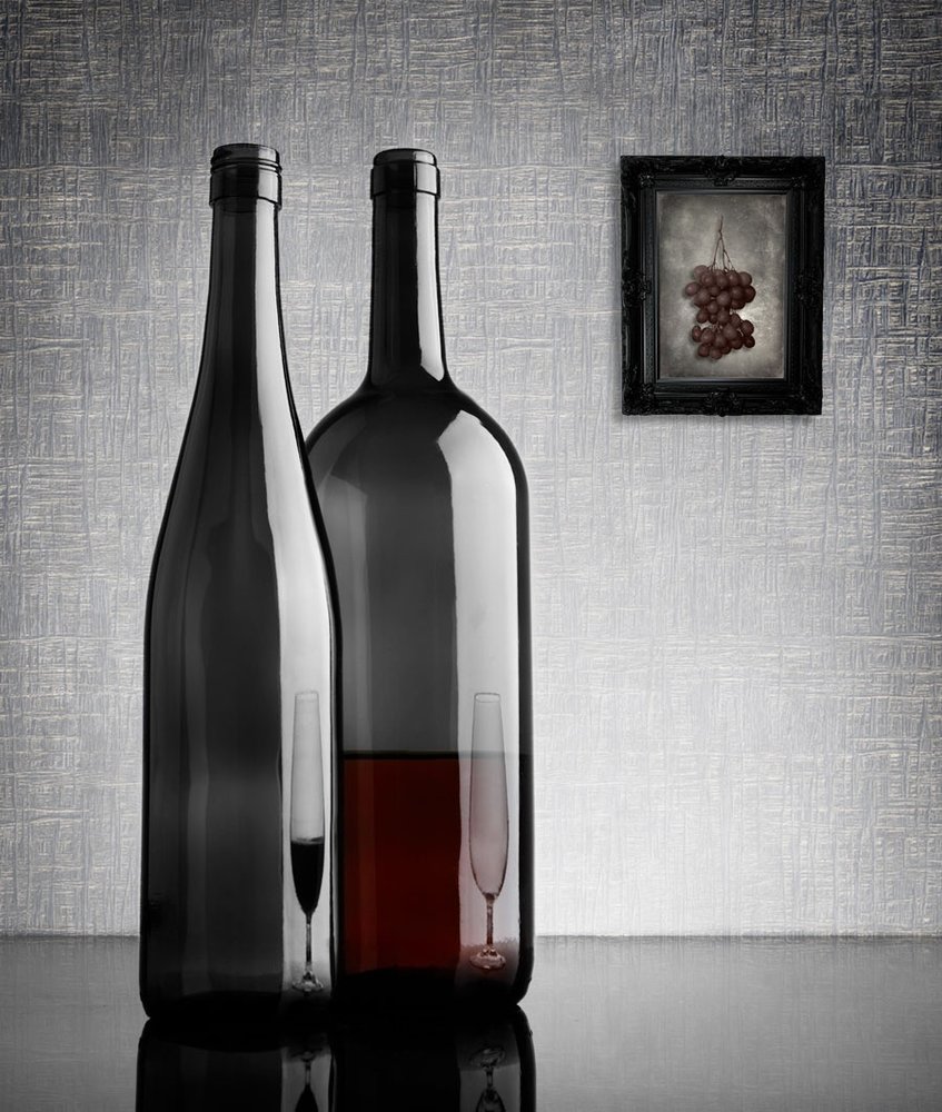Elegant Wine Still Life by Greg Brave