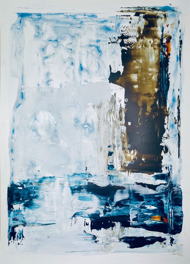 Abstract Winter Waters by Gustaf Tidholm