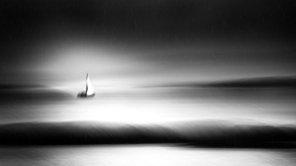 Dreamy Sailboat Sea by Gustav Davidsson