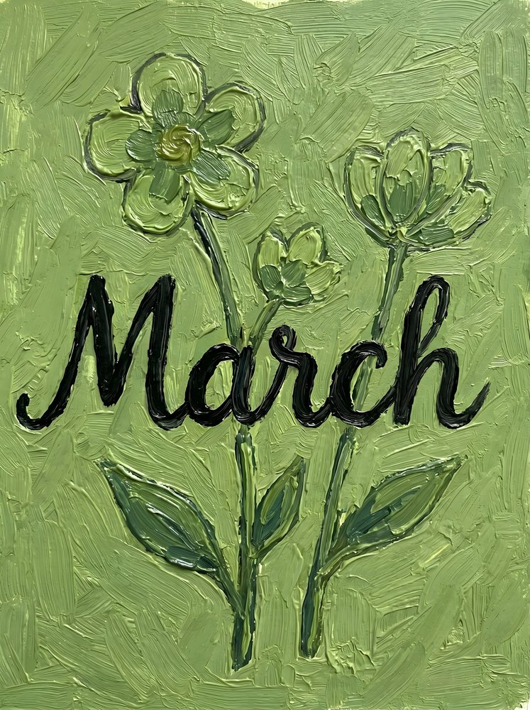 Green March Flowers by HUGO