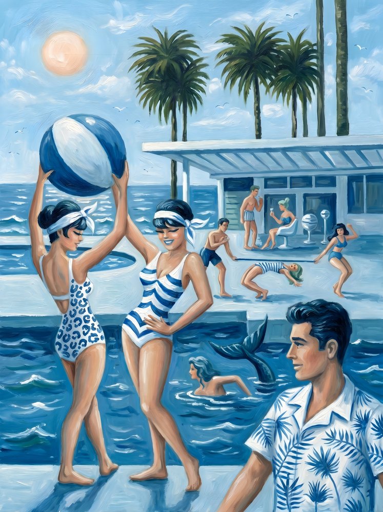 Retro Poolside Fun by HUGO