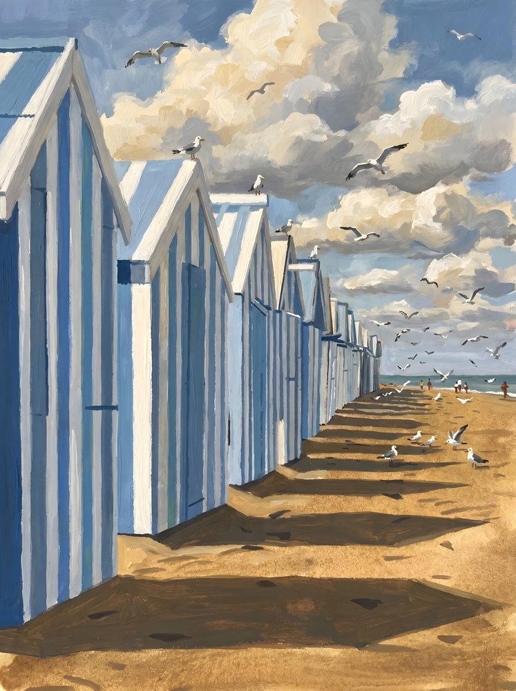 Seaside Beach Huts by HUGO