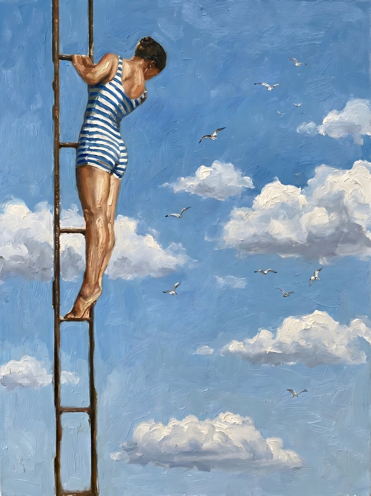 Sky Ladder Swimmer by HUGO