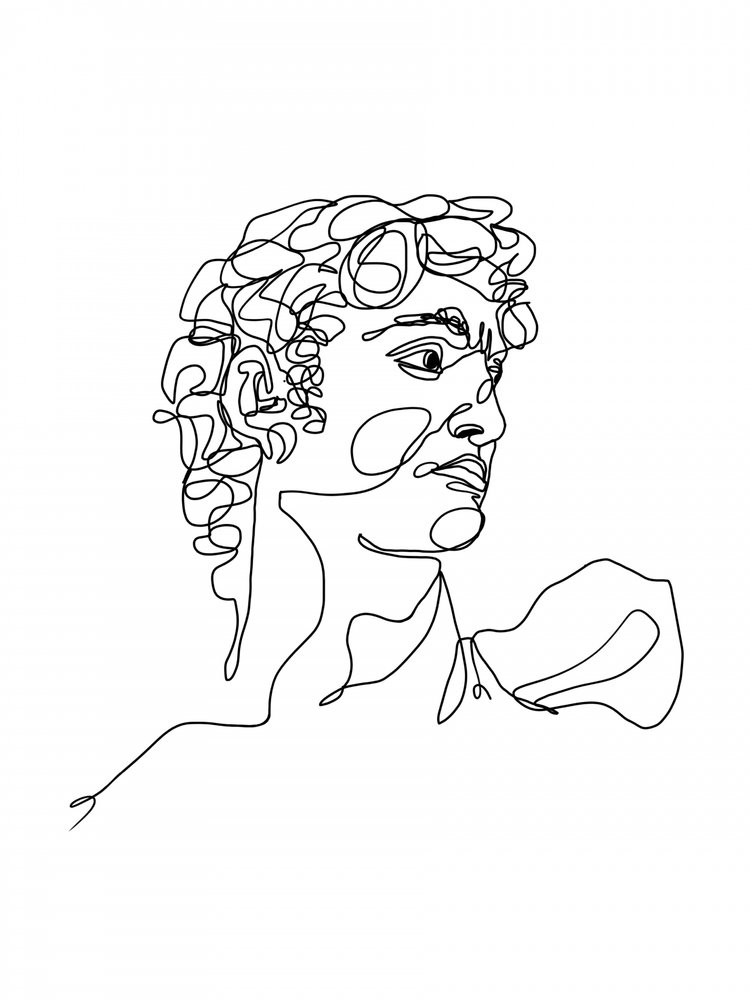David Line Art by Hanna Lee Tidd