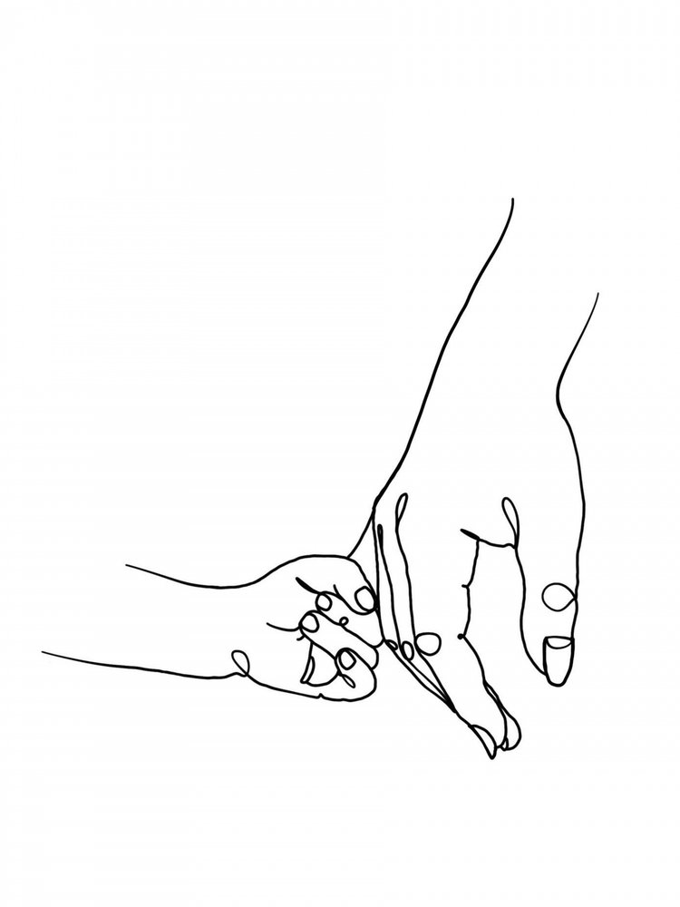 Holding Tiny Hands by Hanna Lee Tidd