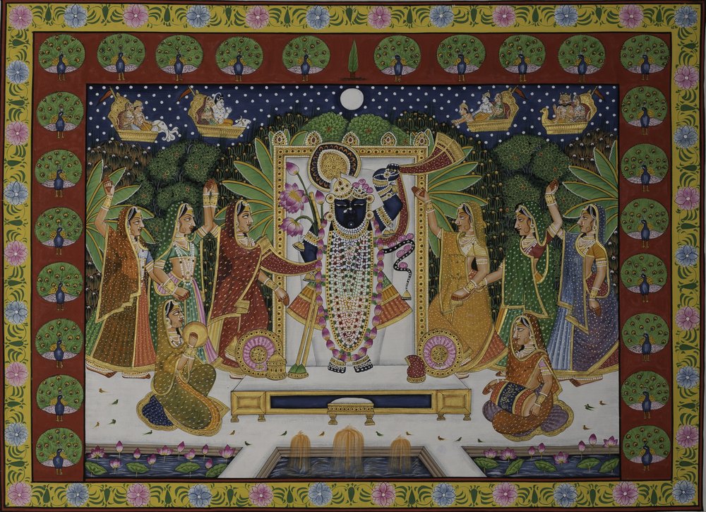 Gopis Adoring Krishna by IMAGINEERS STUDIO