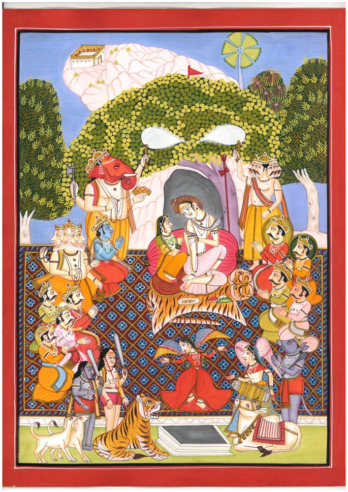 Shiva Parvati Divine Gathering by IMAGINEERS STUDIO