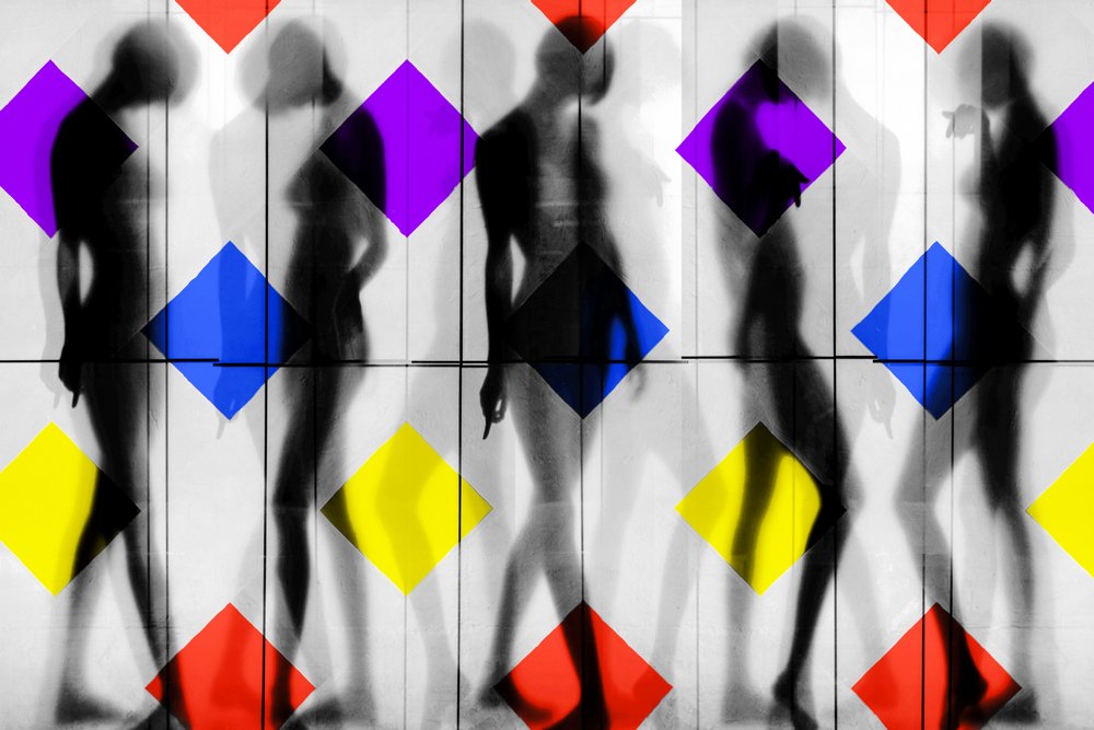 Rhythmic Geometric Figures by Igor Shrayer