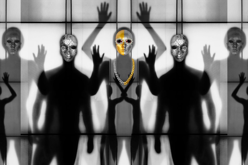Surreal Masked Figures by Igor Shrayer