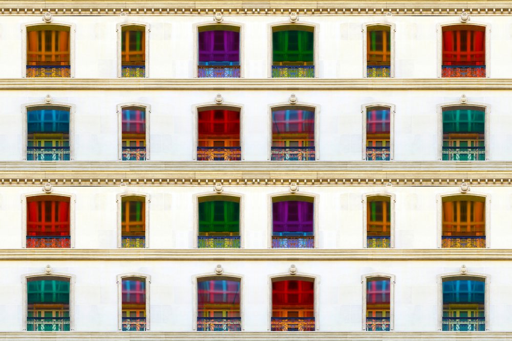 Vibrant Window Facade by Igor Shrayer
