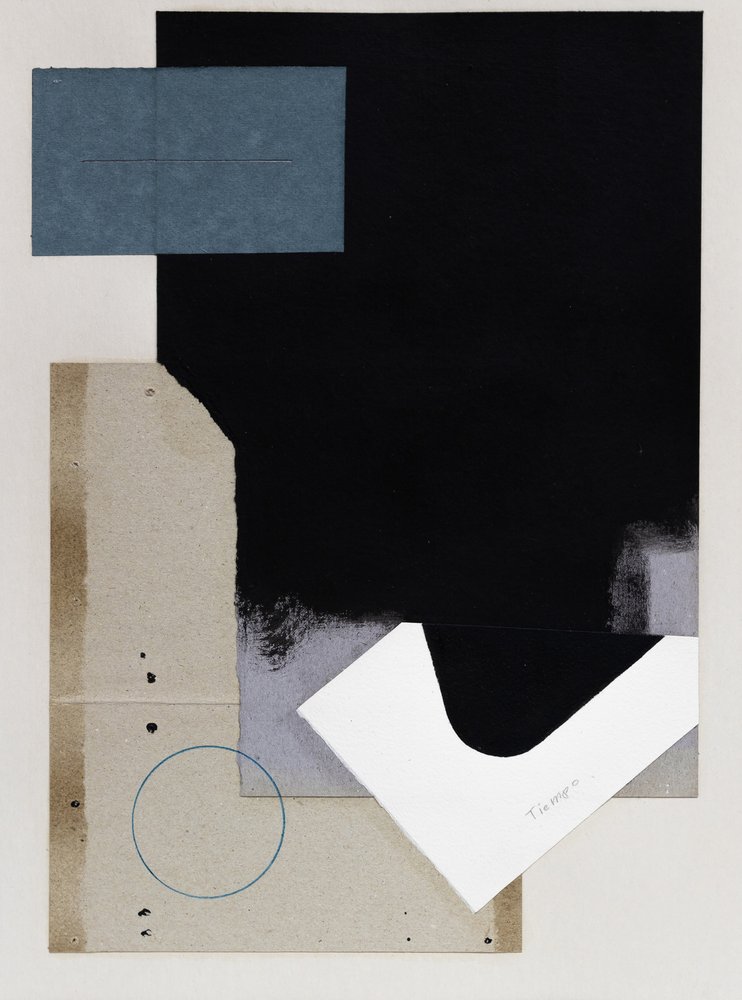 Modern Geometric Collage by Ildefonso Martín