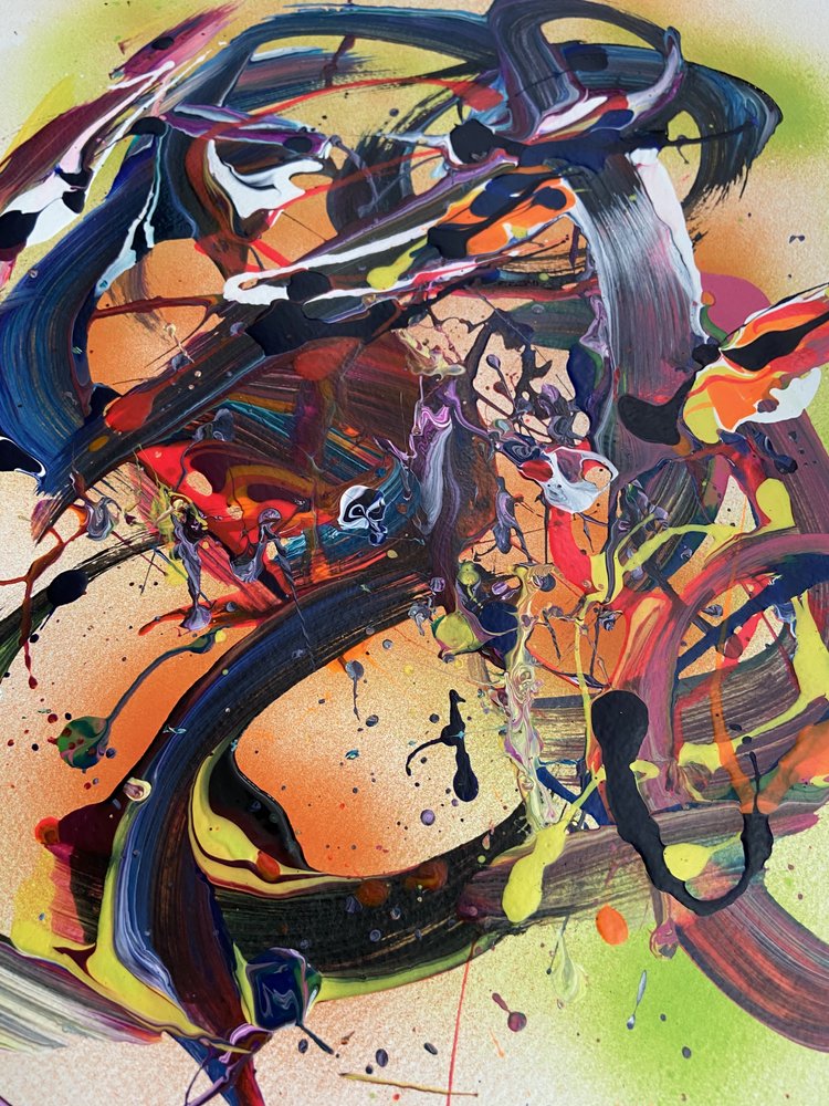 Vibrant Abstract Strokes by Irene Chua