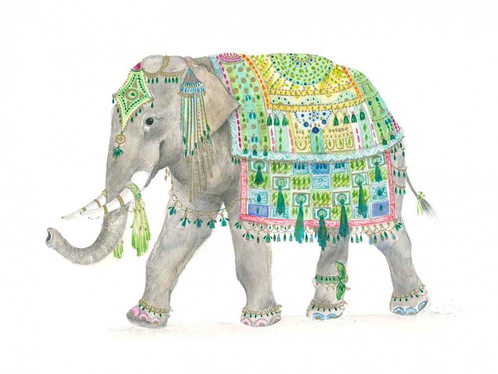 Decorative Elephant by Isabelle Brent