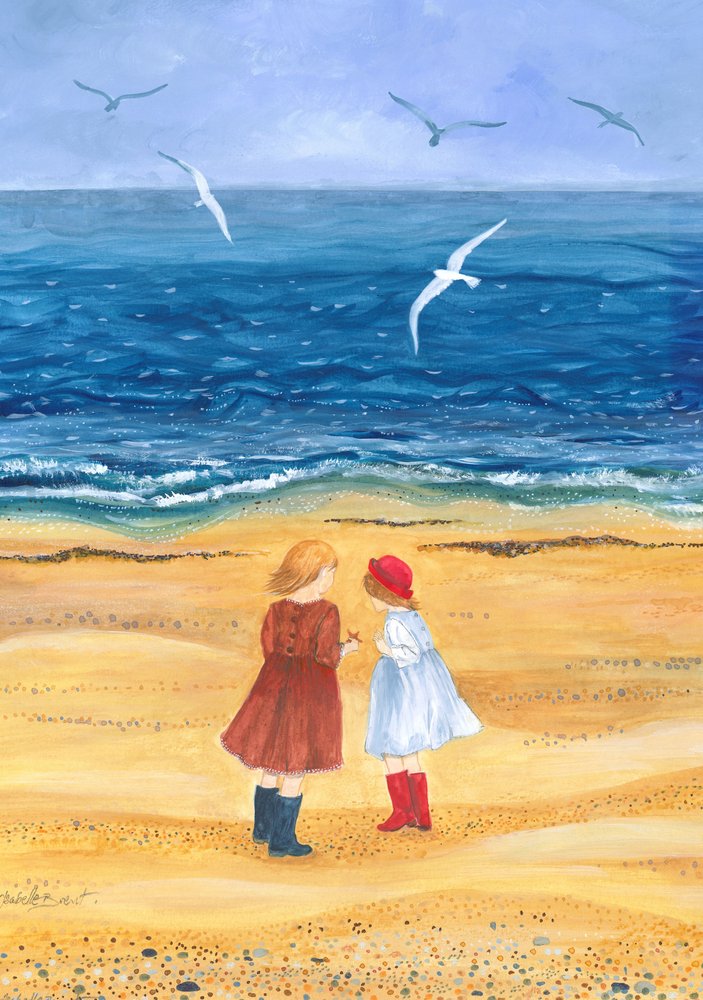 Friends On the Beach by Isabelle Brent
