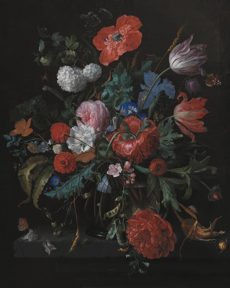 A Bunch of Flowers by Jacob van Walscapelle