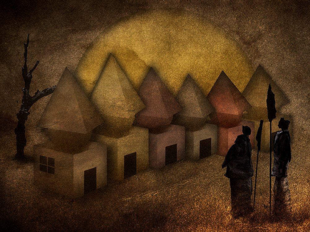 Mystic Desert Dwellings by Jan Donckers