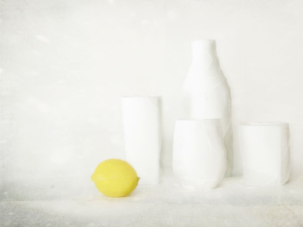 Bright Lemon Still Life by Jeffrey Hummel