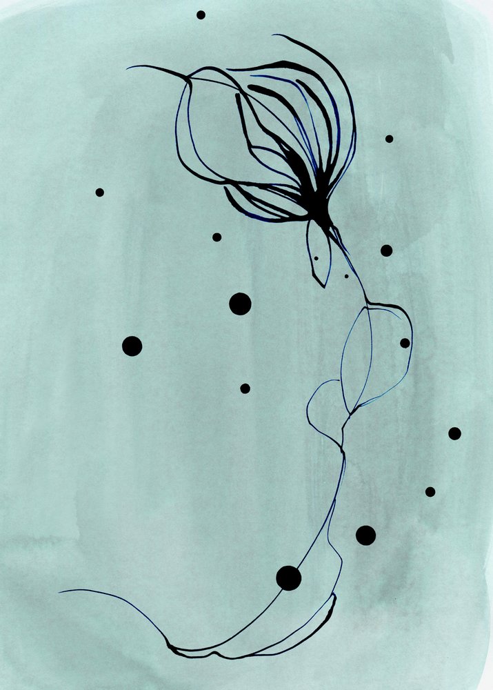 Delicate Botanical Lines by Jenja Braun