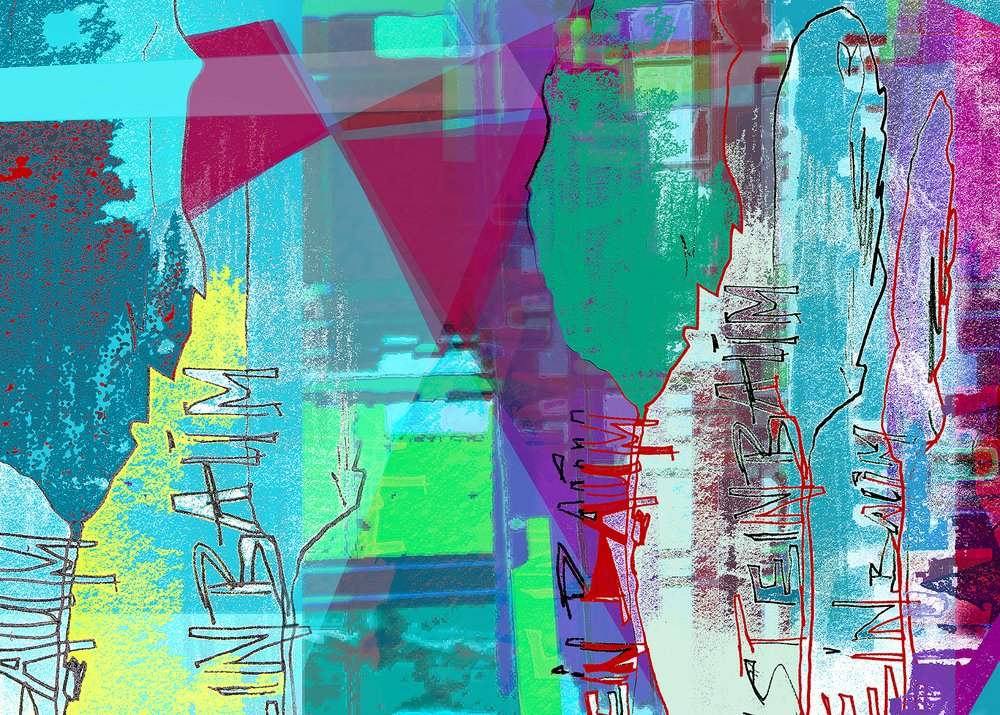 Dynamic Abstract Layers by Jenja Braun