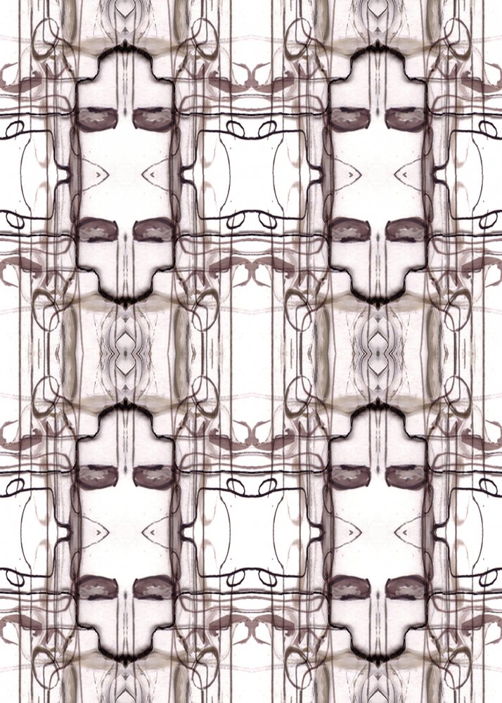 Elegant Abstract Pattern by Jenja Braun