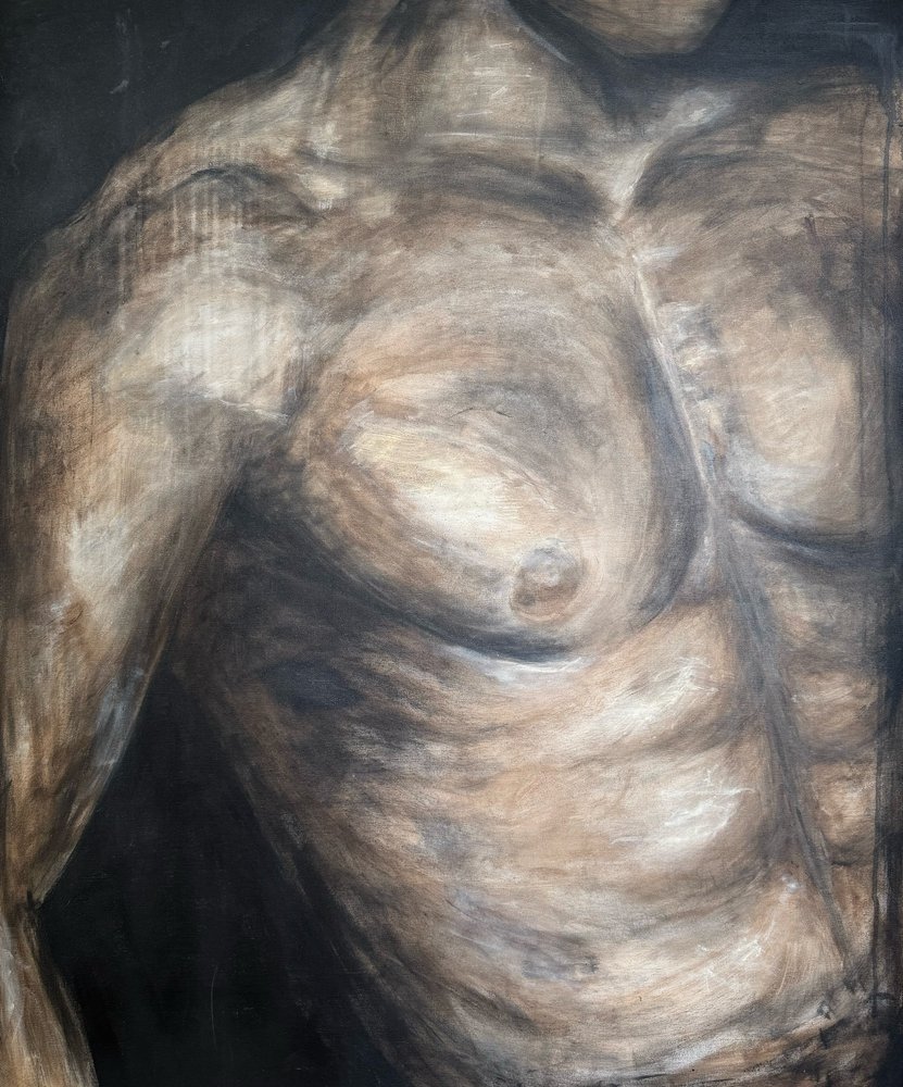 Muscular Male Torso by Jenny Nielsen