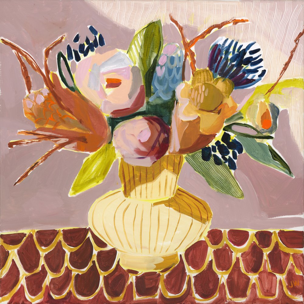Mauve Bouquet by Jenny Westenhofer