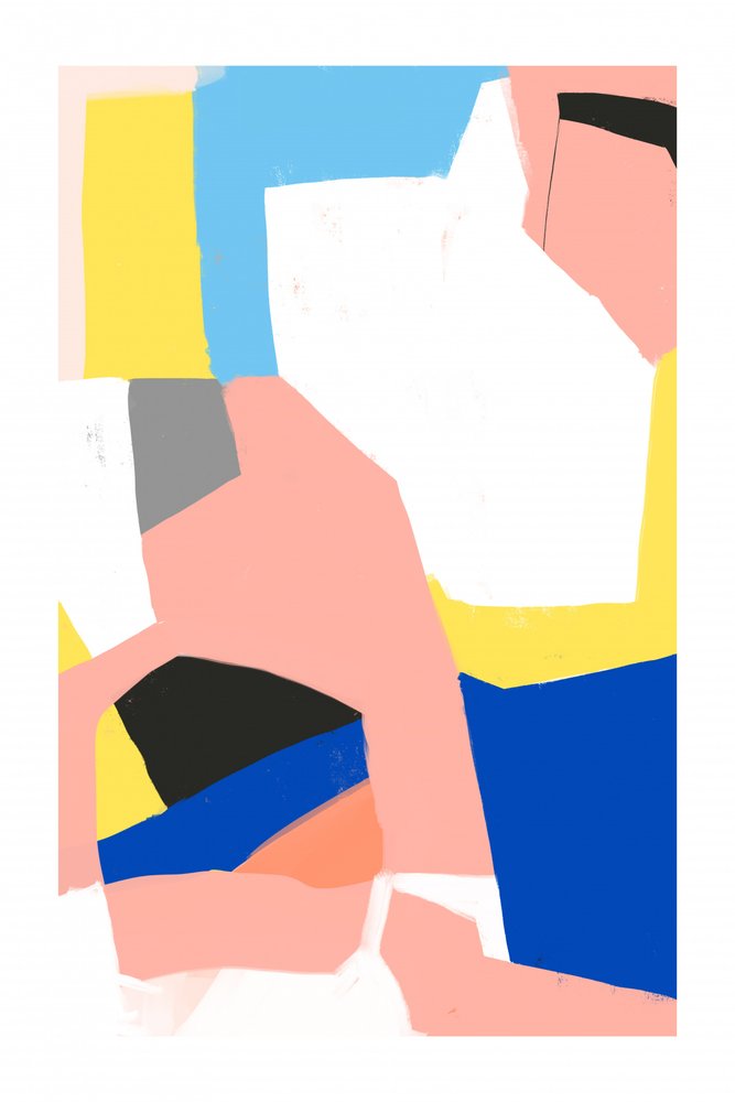 Colorful Abstract Shapes by Jilli Darling