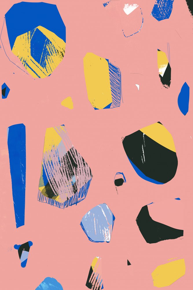Colorful Abstract Shapes by Jilli Darling