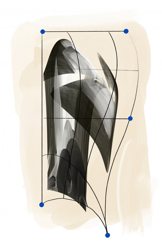 Dynamic Abstract Form by Jilli Darling