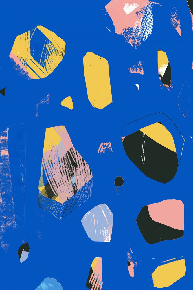 Vibrant Abstract Shapes by Jilli Darling